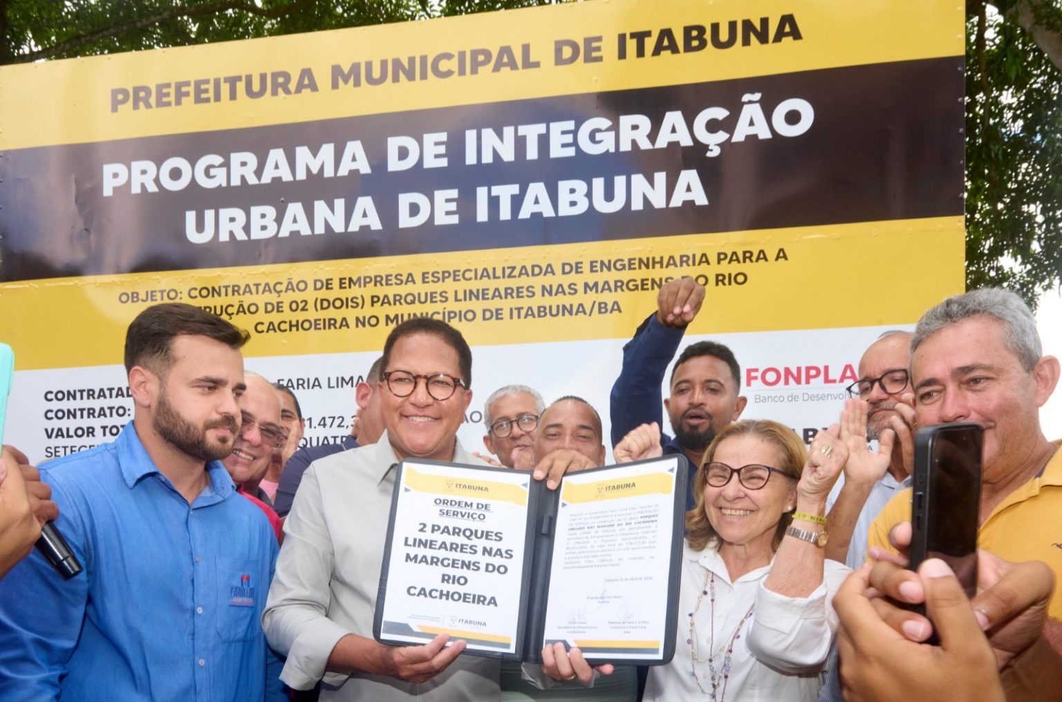 Augusto Castro autoriza obras de construção de parques lineares